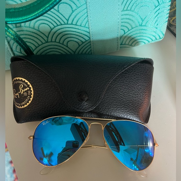 Blue aviator ray bans - Picture 1 of 4
